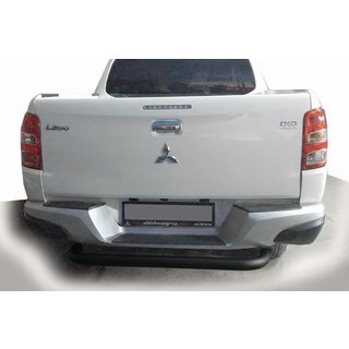 Protezione Posteriore AK007 Nero (Acciaio Inox)