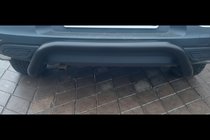 Renault Kadjar 2015-2022 Protezione Posteriore AK007 Nero (Acciaio Inox) foto 2