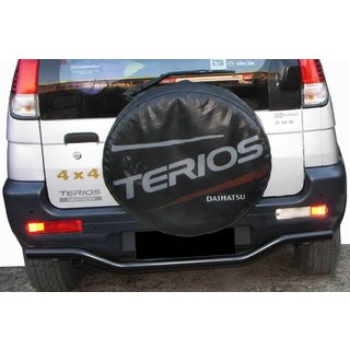 Barra Posteriore AK007 Nera (Acciaio Inox) Daihatsu Terios 2003-2005