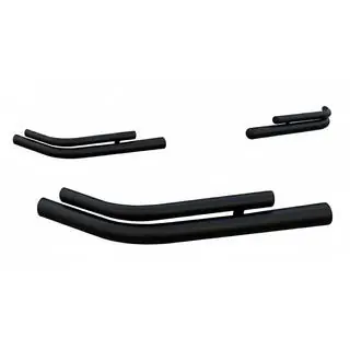 Angolari posteriori doppi AK003-double Nero (2 pz, acciaio inox)