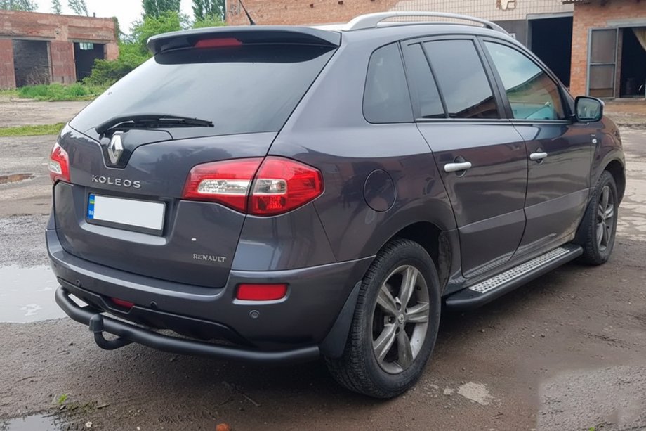 Renault Koleos 2008-2016 Barra Posteriore AK002-1 Nera (Acciaio Inox) Foto 2