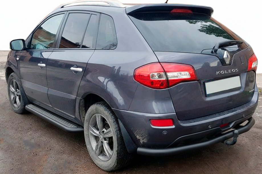 Renault Koleos 2008-2016 Barra Posteriore AK002-1 Nera (Acciaio Inox) Foto 1