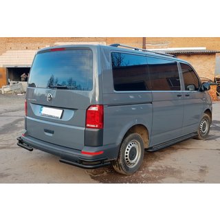 Barre angolari posteriori AK003-Double Black (2 pz, acciaio inox) Volkswagen T6 2015-2024 foto 4