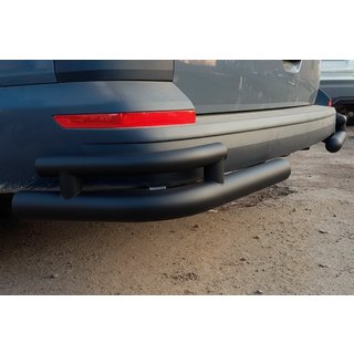 Barre angolari posteriori AK003-Double Black (2 pz, acciaio inox) Volkswagen T6 2015-2024 foto 2