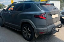 Renault Duster 2024- Protezione Posteriore AK007 Nero (Acciaio Inox) foto 2