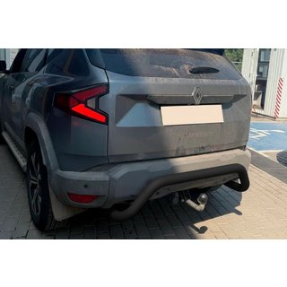 Protezione Posteriore AK007 Nero (Acciaio Inox) Dacia Duster 2024- foto 3