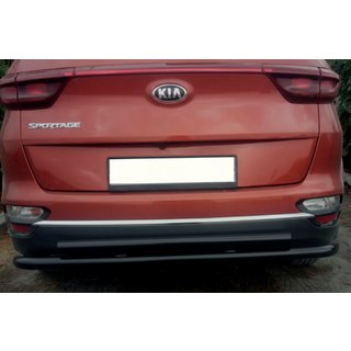 Protezione Posteriore AK002-2 Nero (Acciaio Inox) Kia Sportage 2015-2021 foto 3
