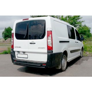 Roll Bar Posteriore AK-002-Doppio Black (Acciaio Inox) Peugeot Expert 2007-2016 foto 2