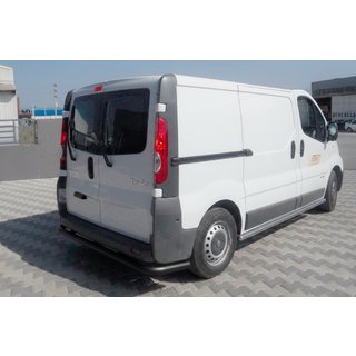 Protezione Posteriore AK005 Nero (Acciaio Inox) Opel Vivaro 2001–2015 foto 1