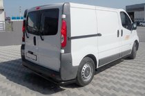 Renault Trafic 2001–2015 Protezione posteriore con angoli Black (acciaio inox) foto 1