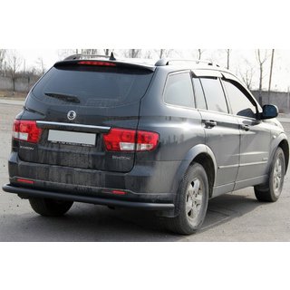 Barra Posteriore AK005 Nera (Acciaio Inox) SsangYong Kyron 2005-2014 foto 3