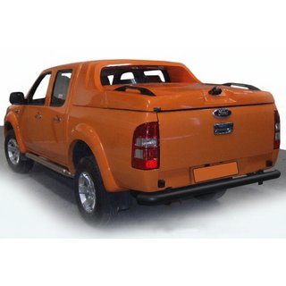Protezione Posteriore AK005 Black (2011-2018, Acciaio Inox) Ford Ranger 2011–2022 foto 4