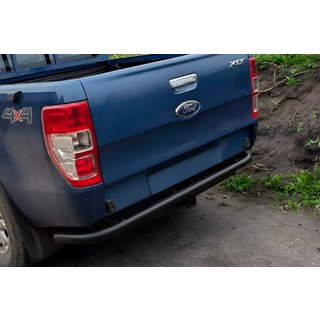 Protezione Posteriore AK005 Black (2011-2018, Acciaio Inox) Ford Ranger 2011–2022 foto 1