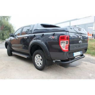 Protezione Posteriore AK005 Black (2011-2018, Acciaio Inox) Ford Ranger 2011–2022 foto 3
