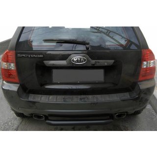 Barra Posteriore AK005 Nera (Acciaio Inox) Kia Sportage 2004-2010