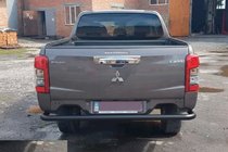 Fiat Fullback 2016- Protezione Posteriore AK005 Nero (Acciaio Inox) foto 3