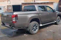 Fiat Fullback 2016- Protezione Posteriore AK005 Nero (Acciaio Inox) foto 4