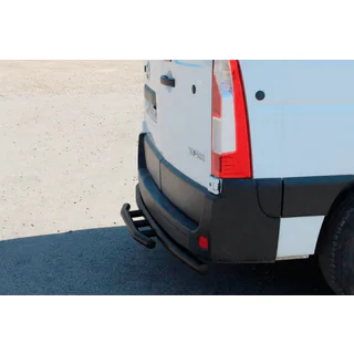 Barra Posteriore AK011 Nera (Acciaio Inox) foto 1