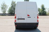 Renault Master 2011-2023 Barra Posteriore AK011 Nera (Acciaio Inox) foto 3