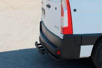 Renault Master 2011-2023 Barra Posteriore AK011 Nera (Acciaio Inox) foto 1