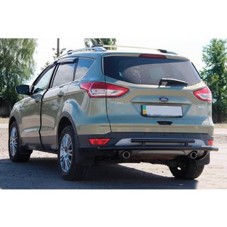 Barra Posteriore AK002-2 Nera (Acciaio Inox) foto 1