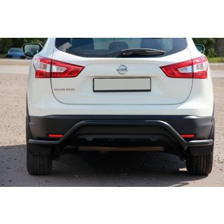 Barra Posteriore AK007-Plus Nera (Acciaio Inox) Nissan Qashqai 2014-2021 foto 1