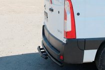 Renault Master 2011-2023 Barra Posteriore AK008 Nera (Acciaio Inox) foto 1