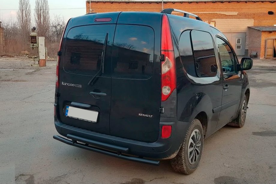 Mercedes Citan 2013-2021 Barra Posteriore AK002-2 Nera (Acciaio Inox) Foto 3