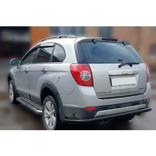 Protezione Posteriore AK005 Nero (Acciaio Inox) Chevrolet Captiva 2006-2019 foto 1