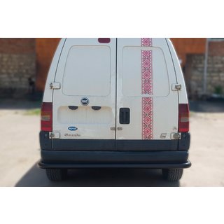 Protezione Posteriore AK005 Nero (Acciaio Inox) Fiat Scudo 1996-2007 foto 1