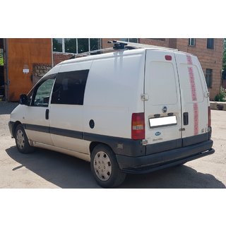 Protezione Posteriore AK005 Nero (Acciaio Inox) Fiat Scudo 1996-2007 foto 2