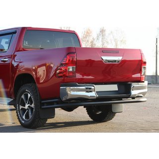 Roll Bar Posteriore AK005-2 Nero (Acciaio Inox) Toyota Hilux 2015- foto 4