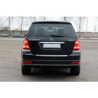 Barra Posteriore AK-style Nera (Acciaio Inox) Mercedes GL class X164 2006-2012 foto 1