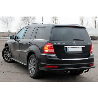 Barra Posteriore AK-style Nera (Acciaio Inox) Mercedes GL class X164 2006-2012 foto 2