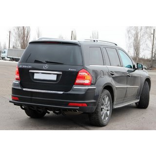 Barra Posteriore AK-style Nera (Acciaio Inox) Mercedes GL class X164 2006-2012 foto 3