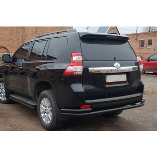 Roll Bar Posteriore AK005-2 Nero (Acciaio Inox) Toyota Land Cruiser Prado 150 2009-2023 foto 1
