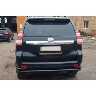 Roll Bar Posteriore AK005-2 Nero (Acciaio Inox) Toyota Land Cruiser Prado 150 2009-2023 foto 2