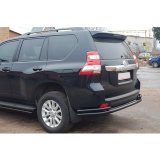 Roll Bar Posteriore AK005-2 Nero (Acciaio Inox) Toyota Land Cruiser Prado 150 2009-2023 foto 3