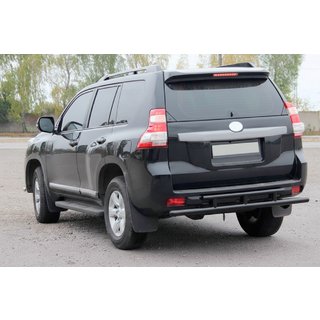 Roll Bar Posteriore AK002-2v2 Nero (Acciaio Inox) Toyota Land Cruiser Prado 150 2009-2023 foto 1