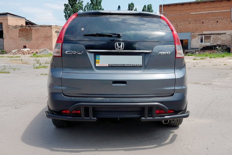 Honda CRV 2012-2016 Barra Posteriore AK003-21 Nera (Acciaio Inox) Foto 4
