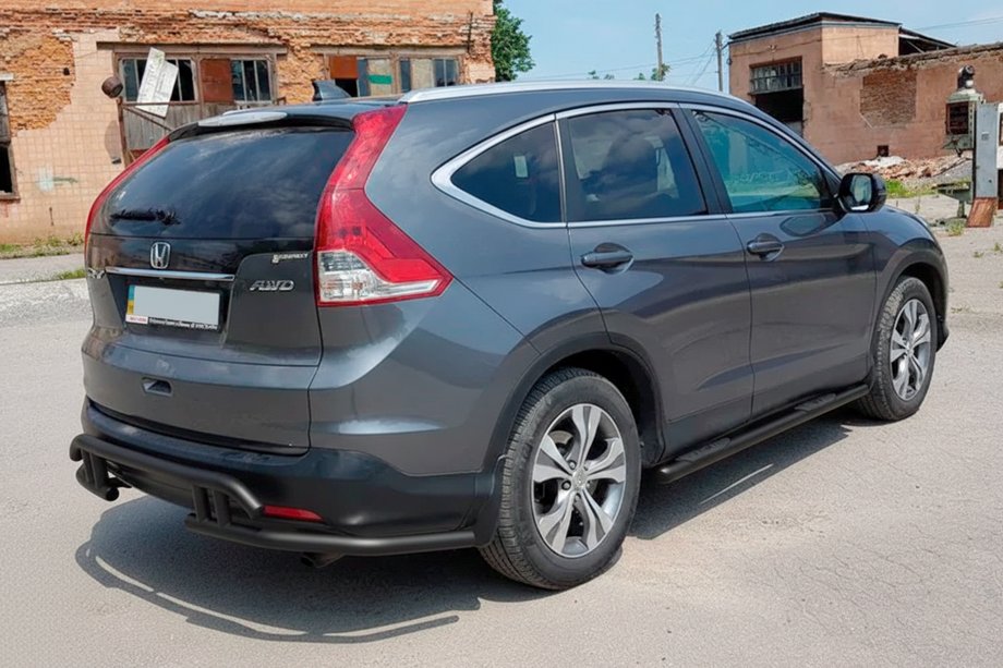 Honda CRV 2012-2016 Barra Posteriore AK003-21 Nera (Acciaio Inox) Foto 5