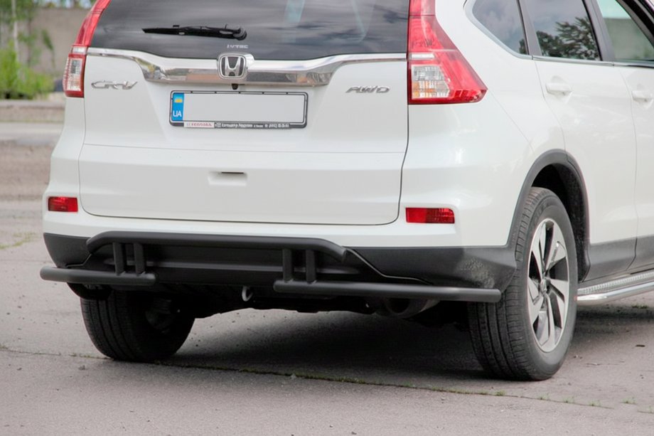 Honda CRV 2012-2016 Barra Posteriore AK003-21 Nera (Acciaio Inox) Foto 1