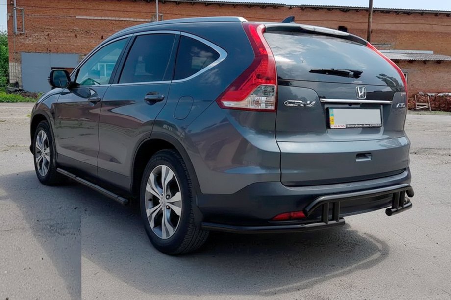 Honda CRV 2012-2016 Barra Posteriore AK003-21 Nera (Acciaio Inox) Foto 6