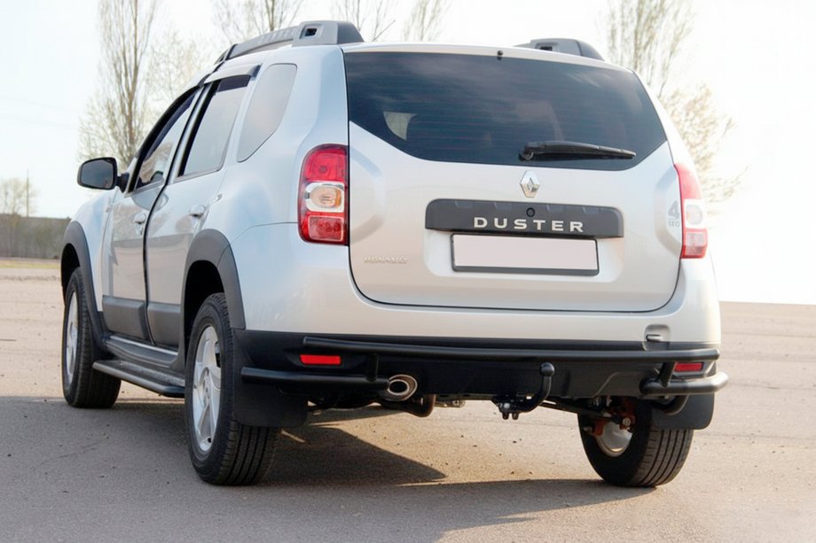 Dacia Duster 2008-2018 Barra Posteriore AK005-Special Black (Acciaio Inox) Foto 3
