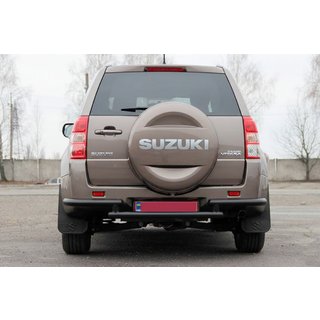 Protezione Posteriore AK003-2 Nero (Acciaio Inox) Suzuki Grand Vitara 2005-2017 foto 1