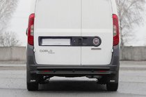 Opel Combo 2012-2018 Roll Bar Posteriore AK002/1-Doppio Black (Acciaio Inox) foto 1