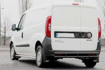 Opel Combo 2012-2018 Roll Bar Posteriore AK002/1-Doppio Black (Acciaio Inox) foto 2