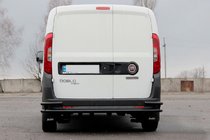 Opel Combo 2012-2018 Roll Bar Posteriore AK005/2-Doppio Black (Acciaio Inox) foto 1