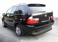 BMW X5 E53 1999–2006 Protezione Posteriore Special Black (Acciaio Inox) foto 1