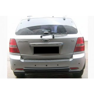 Roll Bar Posteriore Doppio AK002 Nero (Acciaio Inox) Kia Sorento I BL 2002-2009
